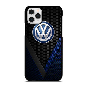 VW VOLKSWAGEN BLUE CARBON EMBLEM  iPhone 11 Pro Case Cover