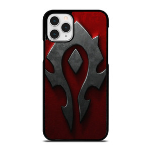 WORLD OF WARCRAFT HORDE BLACK LOGO  iPhone 11 Pro Case Cover