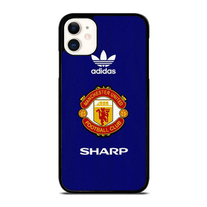ADIDAS MANCHESTER UNITED SHARP RETRO LOGO iPhone 11 Case Cover ADIDAS MANCHESTER UNITED SHARP RETRO LOGO iPhone 11 Case Cover