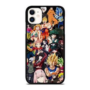 ANIME CARTOON CROSSOVER COLLAGE iPhone 11 Case Cover ANIME CARTOON CROSSOVER COLLAGE iPhone 11 Case Cover