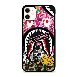 BAPE SHARK BLACKPINK CAMO COLLAGE iPhone 11 Case Cover BAPE SHARK BLACKPINK CAMO COLLAGE iPhone 11 Case Cover