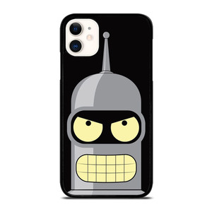 BENDER BENDING RODRIGUEZ ANGRY FACE iPhone 11 Case Cover BENDER BENDING RODRIGUEZ ANGRY FACE iPhone 11 Case Cover