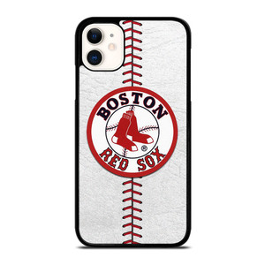 BOSTON RED SOX LEATHER STITCH  iPhone 11 Case Cover