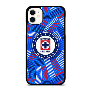 DEPORTIVO CRUZ AZUL MEXICO FOOTBALL ABSTRACT  iPhone 11 Case Cover