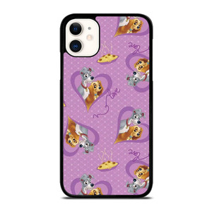 DISNEY LADY AND THE TRAMP PATTERN CARTOON  iPhone 11 Case Cover
