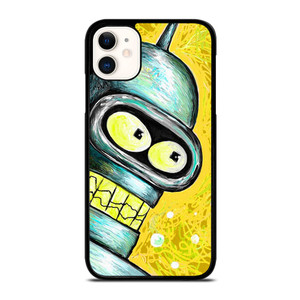 FUTURAMA BENDER CARTOON PAINTED iPhone 11 Case Cover FUTURAMA BENDER CARTOON PAINTED iPhone 11 Case Cover