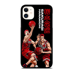 HANAMICHI SAKURAGI SLAM DUNK SHOHOKU HIGH iPhone 11 Case Cover HANAMICHI SAKURAGI SLAM DUNK SHOHOKU HIGH iPhone 11 Case Cover