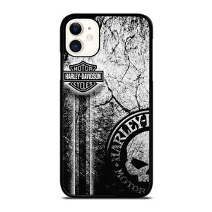 HARLEY DAVIDSON WALL TEXTURE LOGO  iPhone 11 Case Cover