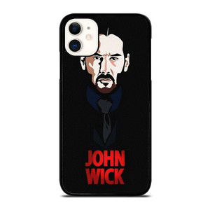 JOHN WICK KEANU REEVES CARTOON iPhone 11 Case Cover JOHN WICK KEANU REEVES CARTOON iPhone 11 Case Cover