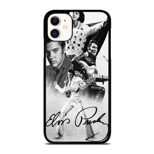 KING ELVIS PRESLEY BLACK WHITE iPhone 11 Case Cover KING ELVIS PRESLEY BLACK WHITE iPhone 11 Case Cover