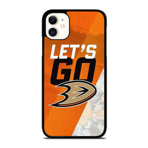 LETS GO ANAHEIM DUCKS ICE HOCKEY iPhone 11 Case Cover LETS GO ANAHEIM DUCKS ICE HOCKEY iPhone 11 Case Cover