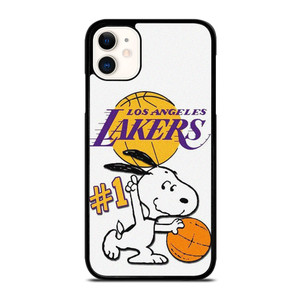LOS ANGELES LAKERS SNOOPY BASKETBALL iPhone 11 Case Cover LOS ANGELES LAKERS SNOOPY BASKETBALL iPhone 11 Case Cover