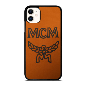 MCM WORLDWIDE SUEDE LOGO iPhone 11 Case Cover MCM WORLDWIDE SUEDE LOGO iPhone 11 Case Cover