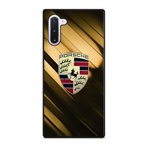 PORSCHE GOLD LOGO Samsung Galaxy Note 10 Case Cover PORSCHE GOLD LOGO Samsung Galaxy Note 10 Case Cover
