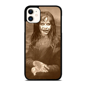 MONA LISA HORROR SCARY  iPhone 11 Case Cover MONA LISA HORROR SCARY  iPhone 11 Case Cover