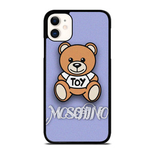 MOSCHINO TOY LOGO PURPLE  iPhone 11 Case Cover MOSCHINO TOY LOGO PURPLE  iPhone 11 Case Cover