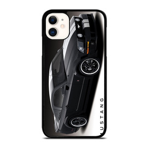 MUSTANG GT SPOT CAR BLACK  iPhone 11 Case Cover