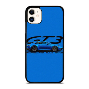 PORSCHE 911 GT3 BLUE iPhone 11 Case Cover PORSCHE 911 GT3 BLUE iPhone 11 Case Cover