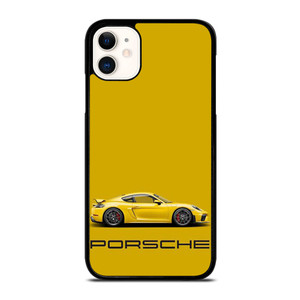 PORSCHE YELLOW SUPER CAR  iPhone 11 Case Cover