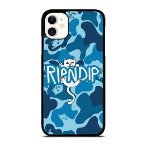 RIPNDIP CAT CAMO BLUE  iPhone 11 Case Cover