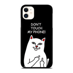 RIPNDIP CAT DONT TOUCH MY PHONE iPhone 11 Case Cover RIPNDIP CAT DONT TOUCH MY PHONE iPhone 11 Case Cover