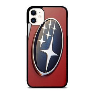 SUBARU CAR RED EMBLEM  iPhone 11 Case Cover