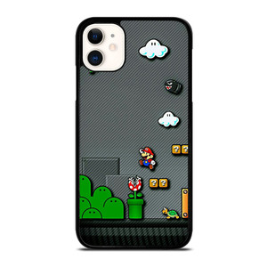 SUPER MARIO BROS CARBON GAMES iPhone 11 Case Cover SUPER MARIO BROS CARBON GAMES iPhone 11 Case Cover