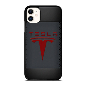 TESLA METAL CARBON LOGO  iPhone 11 Case Cover TESLA METAL CARBON LOGO  iPhone 11 Case Cover