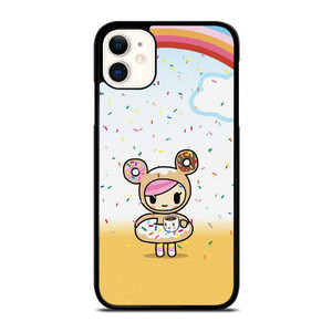 TOKIDOKI DONUTELLA RAINBOW iPhone 11 Case Cover TOKIDOKI DONUTELLA RAINBOW iPhone 11 Case Cover