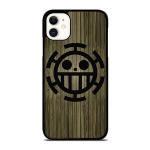 TRAFALGAR LAW ONE PIECE WOOD SYMBOL  iPhone 11 Case Cover