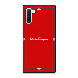 SALVATORE FERRAGAMO RED  Samsung Galaxy Note 10 Case Cover