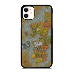 WORLD OF WARCRAFT GAMES MAP  iPhone 11 Case Cover WORLD OF WARCRAFT GAMES MAP  iPhone 11 Case Cover