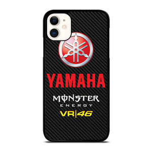 YAMAHA RACING VR46 CARBON LOGO iPhone 11 Case Cover YAMAHA RACING VR46 CARBON LOGO iPhone 11 Case Cover