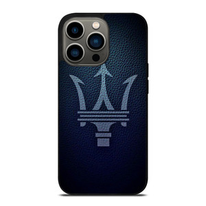 MASERATI LEATHER LOGO iPhone 13 Pro Case Cover