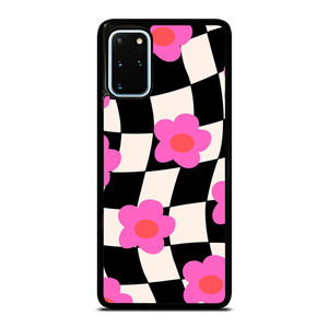 CHECKERED AESTHETIC DAISY FLOWER Samsung Galaxy S20 Plus Case Cover