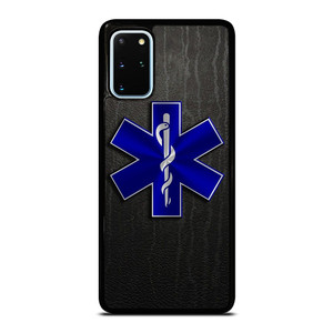 EMT EMS REGISTERED PARAMEDIC LEATHER SYMBOL Samsung Galaxy S20 Plus Case Cover