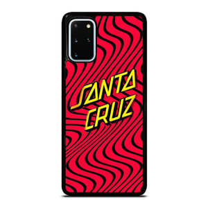 SANTA CRUZ SKATEBOARD WAVY RED Samsung Galaxy S20 Plus Case Cover