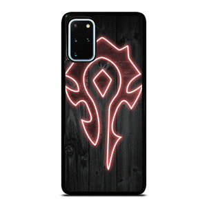 WORLD OF WARCRAFT HORDE WOOD LOGO Samsung Galaxy S20 Plus Case Cover