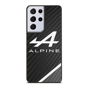ALPINE AUTOMOBILES LOGO CARBON Samsung Galaxy S21 Ultra Case Cover ALPINE AUTOMOBILES LOGO CARBON Samsung Galaxy S21 Ultra Case Cover