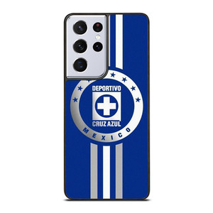 DEPORTIVO CRUZ AZUL MEXICO STRIPE LOGO Samsung Galaxy S21 Ultra Case Cover