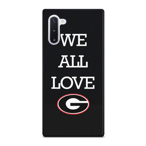 WE ALL LOVE GEORGIA BULLDOGS FOOTBALL Samsung Galaxy Note 10 Case Cover WE ALL LOVE GEORGIA BULLDOGS FOOTBALL Samsung Galaxy Note 10 Case Cover