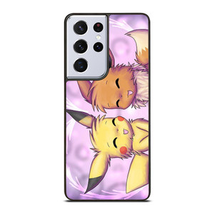 EEVEE PIKACHU POKEMON GAMES Samsung Galaxy S21 Ultra Case Cover EEVEE PIKACHU POKEMON GAMES Samsung Galaxy S21 Ultra Case Cover