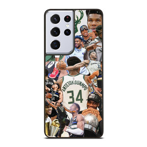 GIANNIS ANTETOKOUNMPO MILWAUKEE BUCKS COLLAGE Samsung Galaxy S21 Ultra Case Cover