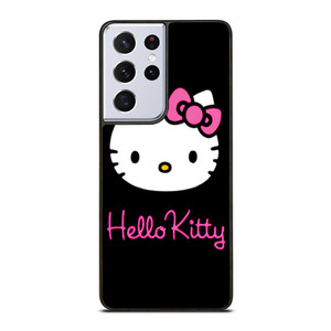 HELLO KITTY CUTE BLACK Samsung Galaxy S21 Ultra Case Cover