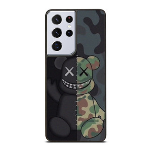 KAWS BLACK CAMO Samsung Galaxy S21 Ultra Case Cover