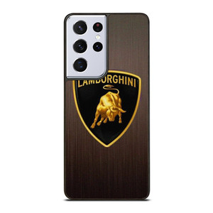 LAMBORGHINI WOODEN LOGO Samsung Galaxy S21 Ultra Case Cover