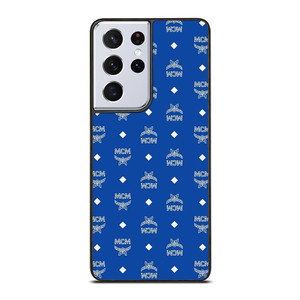 MCM WORLD WIDE BLUE Samsung Galaxy S21 Ultra Case Cover