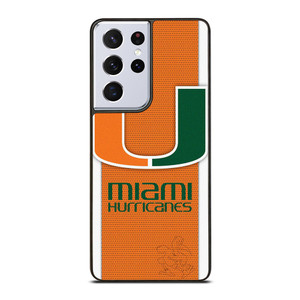 MIAMI HURRICANES SYMBOL CARBON Samsung Galaxy S21 Ultra Case Cover