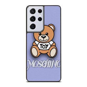 MOSCHINO TOY LOGO PURPLE Samsung Galaxy S21 Ultra Case Cover