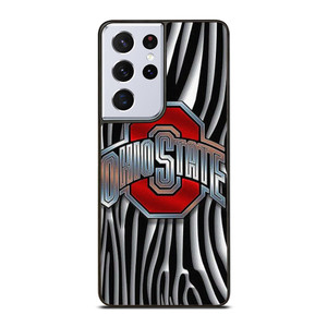 OHIO STATE FOOTBALL METAL ABSTRACT LOGO Samsung Galaxy S21 Ultra Case Cover OHIO STATE FOOTBALL METAL ABSTRACT LOGO Samsung Galaxy S21 Ultra Case Cover